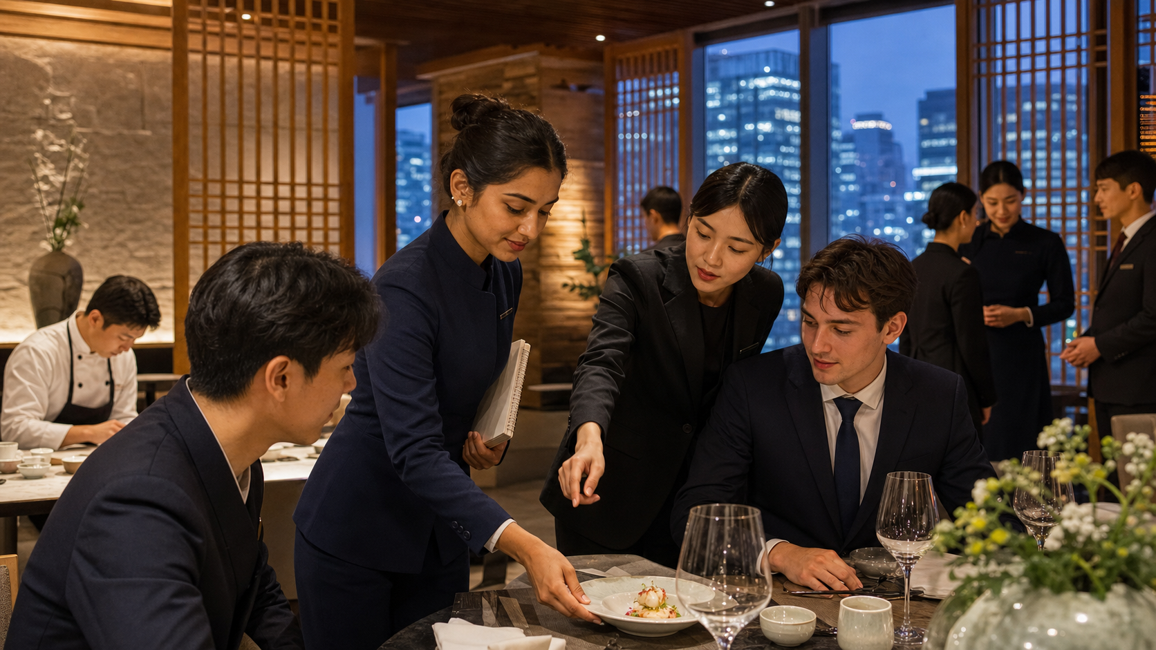 Indian hospitality candidate experiencing South Korea