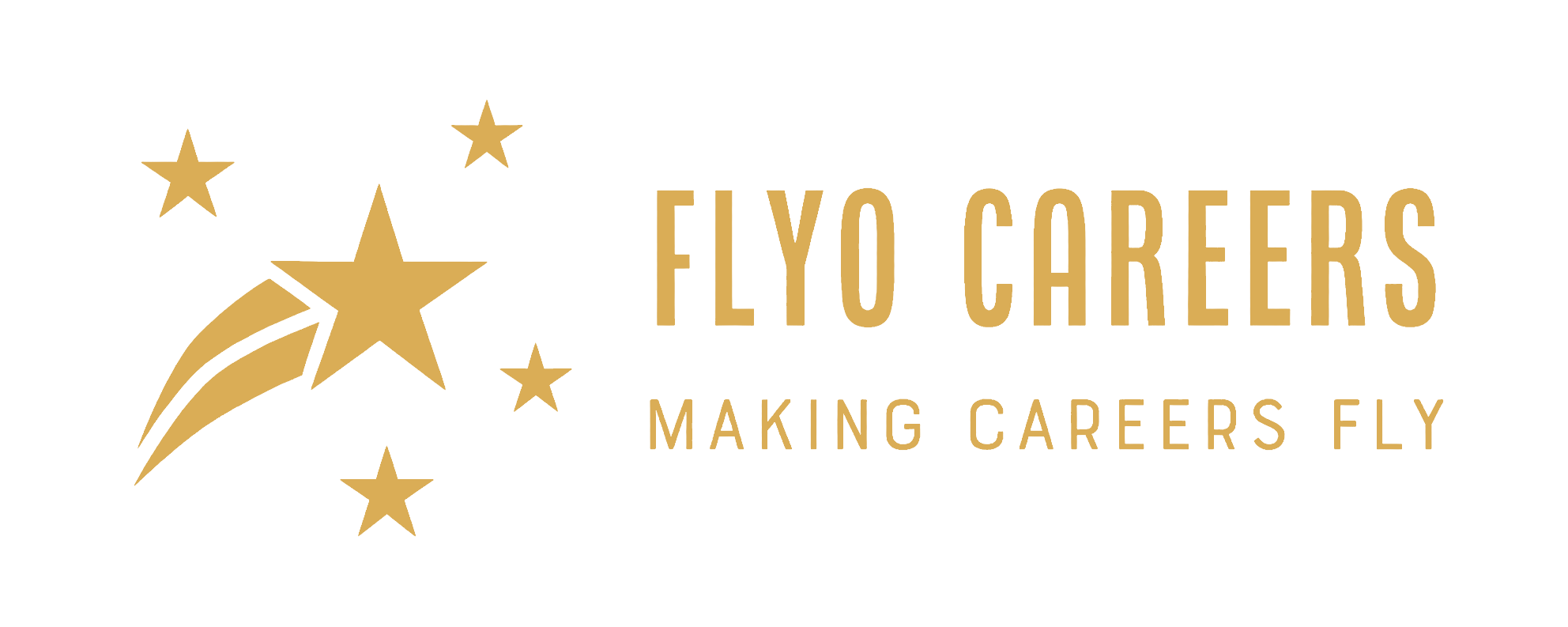 Flyo Careers gold logo